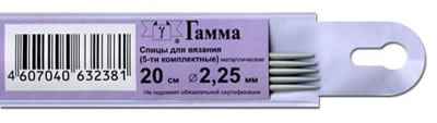 Спицы для вязания «GAMMA»