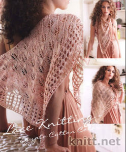 Шаль Egypto lace shawl